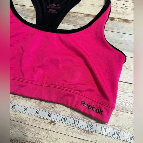 Reebok Sports Bra Size 2XL Fuchsia Plus Size Athletic Sporty Workout Gym - Picture 2 of 4